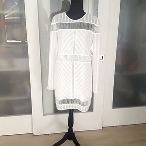Stylestalker White L/S Cutout Dress-NEW